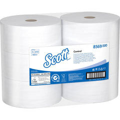 Hartie igienica jumbo Scott, 314 ml-1280 foi/rola, 2 straturi, 6/set, Kimberly Clark - 8569