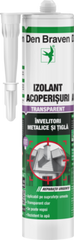 Izolant transparent pentru acoperisuri, Den Braven Elasto Rubber 300ml