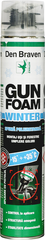 Spuma poliuretanica profesionala pentru iarna, aplicare cu pistol, Den Braven Gun Foam, 750 ml