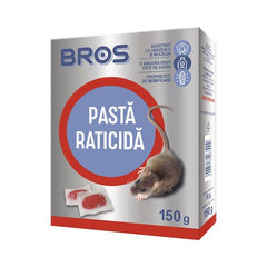 Pasta raticida contra soarecilor si sobolanilor, Bros 150g