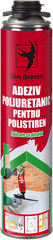 Adeziv poliuretanic pentru polistiren, aplicare cu pistol, Den Braven 750ml