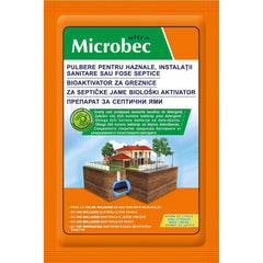 Pulbere pentru haznale, instalatii sanitare sau fose septice Microbec, Bros 25g