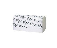 Prosop ZZ Alb 2str 22.5X21cm 210/set, 15seturi/bax