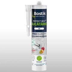 Etansant siliconic pentru spatii alimentare, transparent, Bostik Bucatarie 280ml