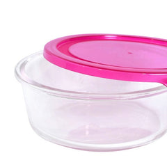 Caserola Yena rotunda cu capac de plastic Alorno 1.3l