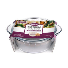 Vas yena rotund cu capac 2l Alorno