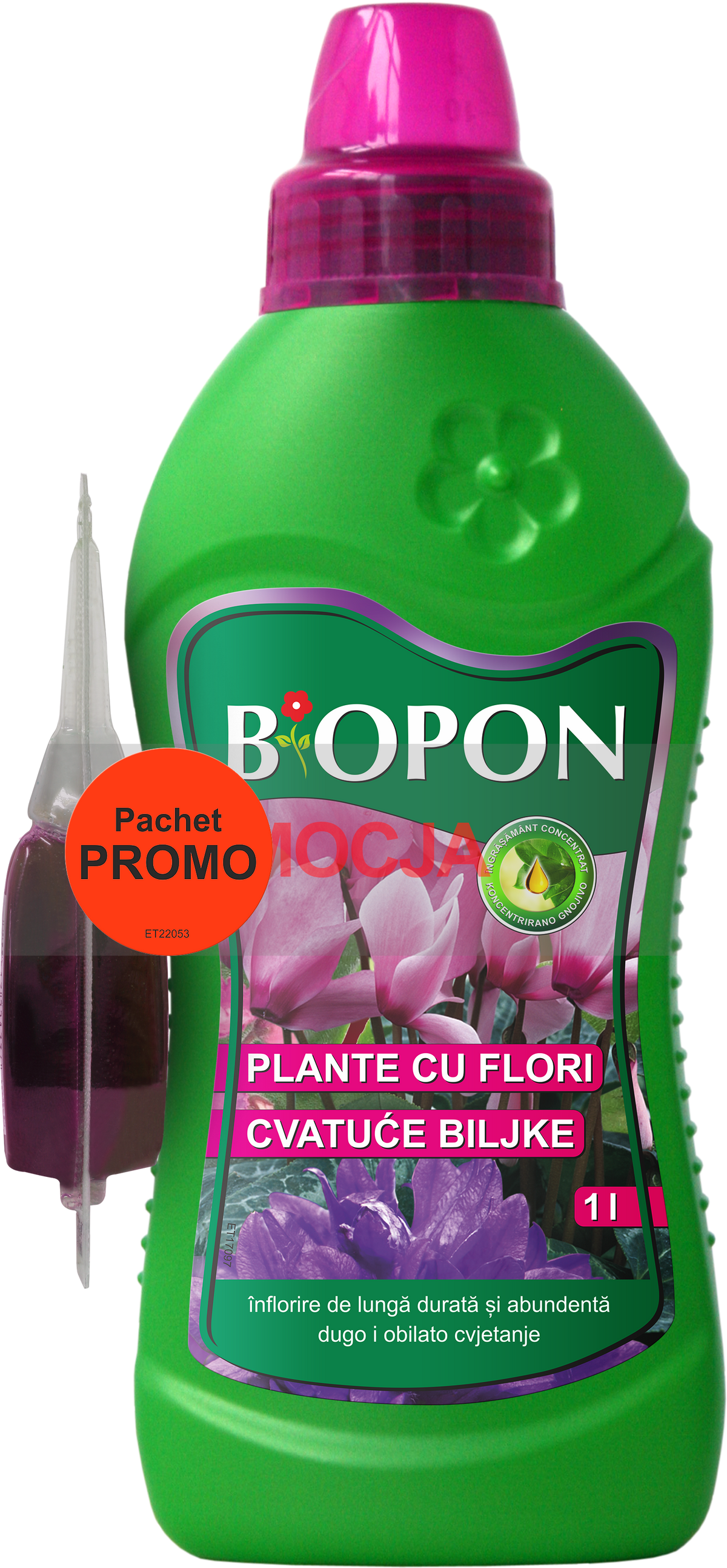 Pachet PROMO Ingrasamant pentru plante cu flori 1L + ingrasamant pentru orhidee 35ml*