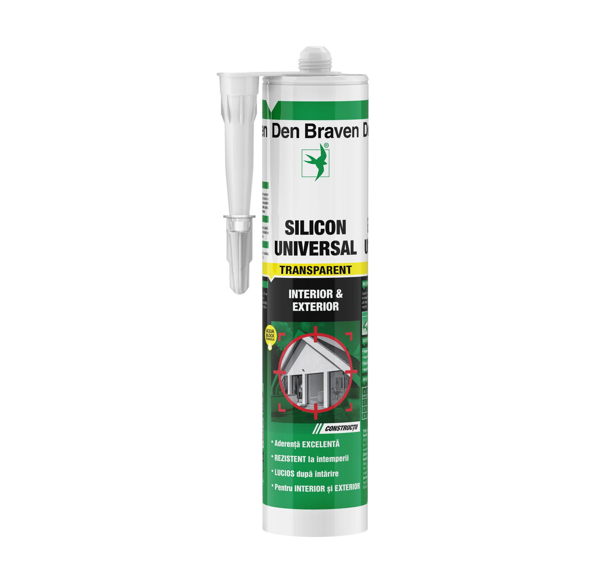 Silicon Universal Transparent, interior si exterior, Den Braven 280ml